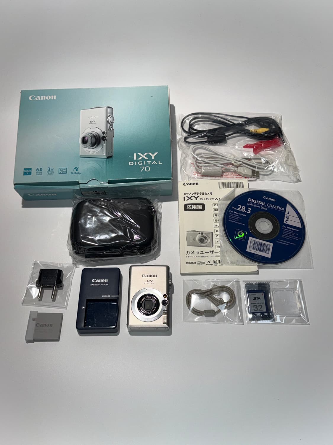 [미품풀박스!] 캐논 익시 ixy70 (익서스 ixus60) 실버 디카 상품이미지2