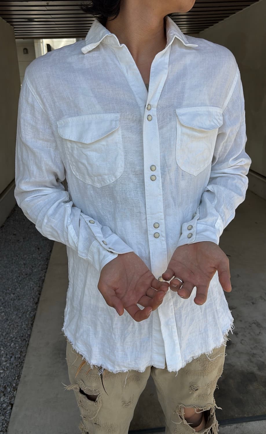 Yoomo Jpn Button Shirts 상품이미지4