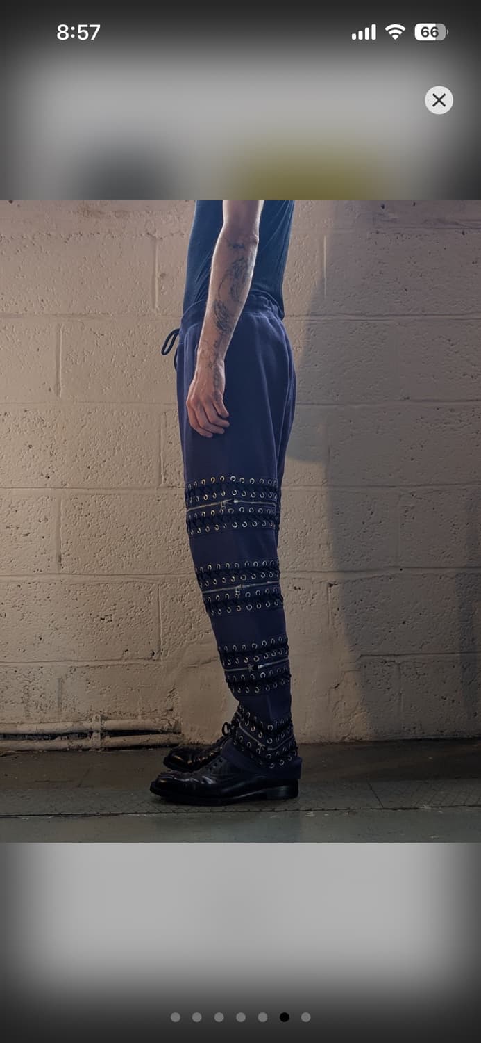 Hood by air 14fw zipoff laced sweatpants 상품이미지7