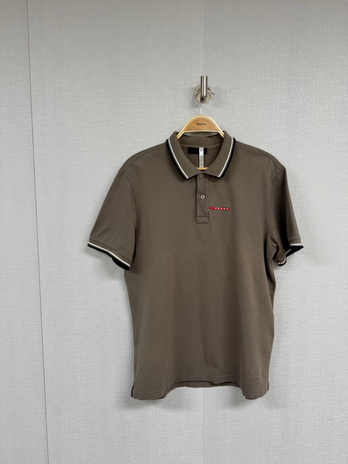 프라다 카라 반팔 티셔츠 상품이미지1