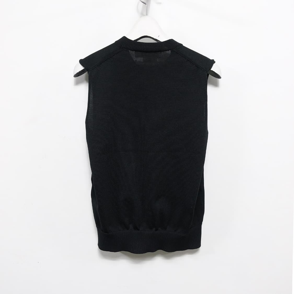 COMMEDESGARCONS 꼼데가르송 하프 슬리브리스 니트 가디건 나시 상품이미지5