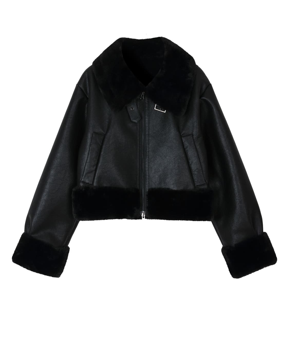 보헴서 HIGH NECK SHORT MUSTANG IN BLACK 상품이미지1