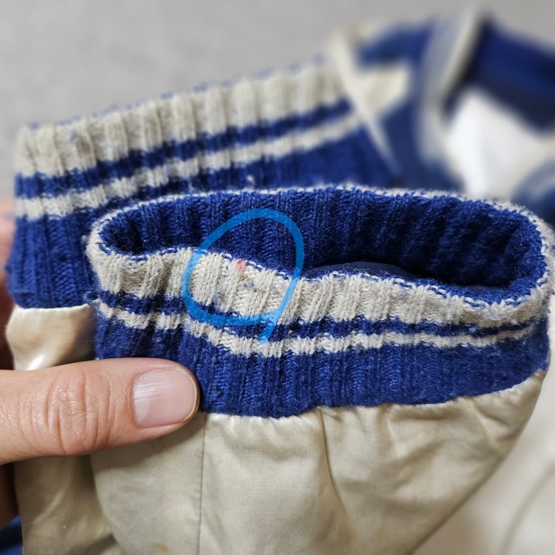 [2] 블라인드파일즈 실크 블루종 블루 상품이미지7