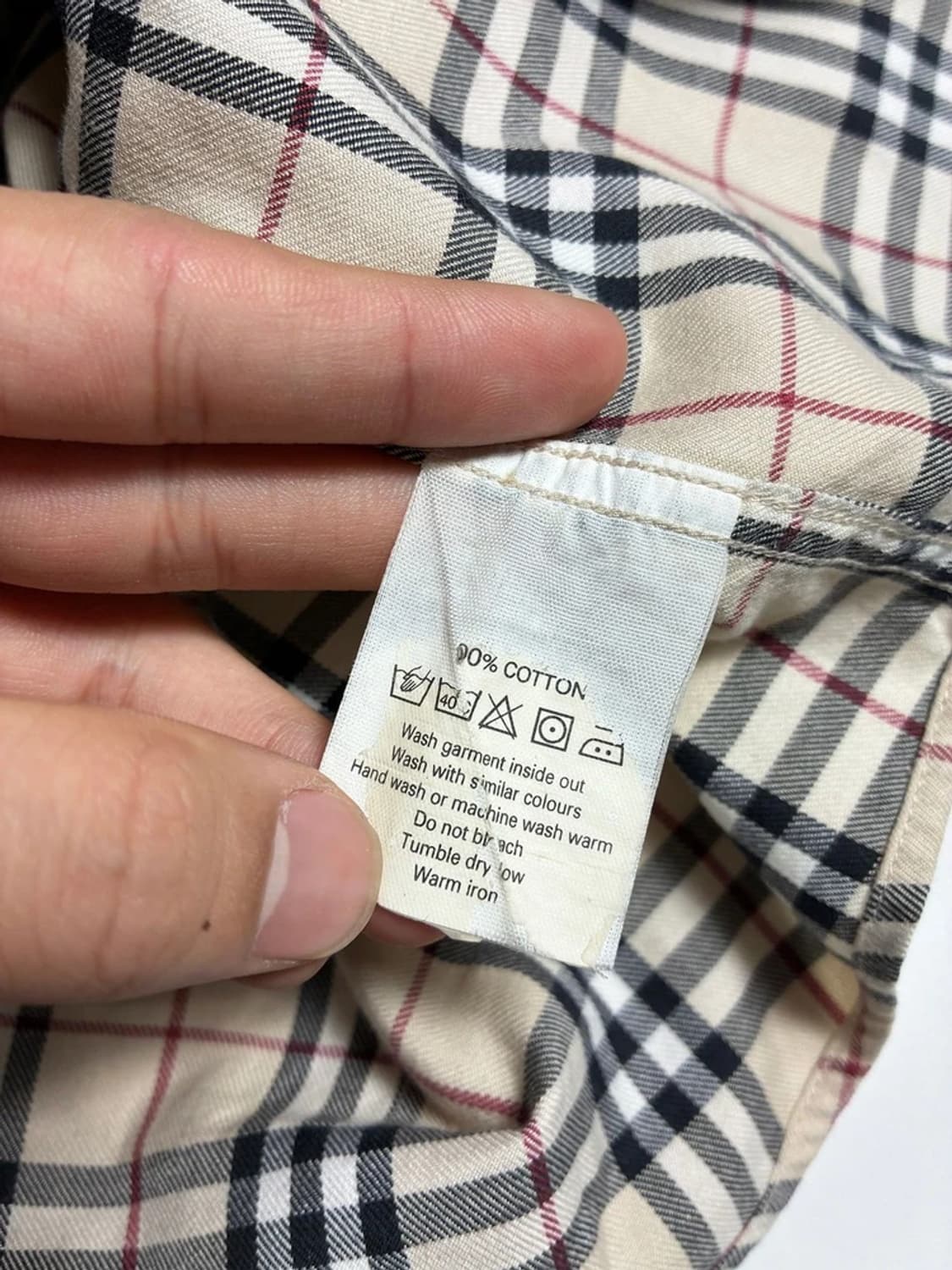 버버리 00's 시그니처 노바 체크 셔츠 R1147 상품이미지7