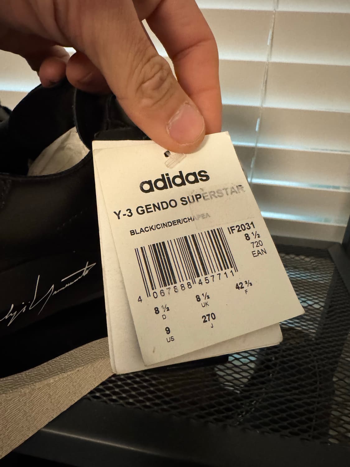 후르츠 유일 매물) Y-3 겐도 슈퍼스타 (270mm) 상품이미지7