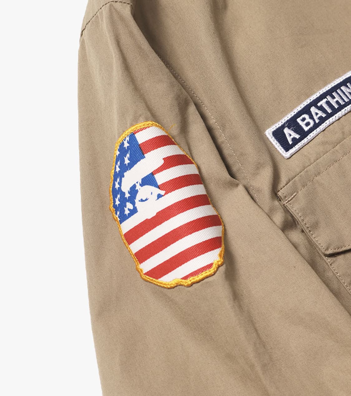 BAPE - PATCH MILITARY SHIRT 상품이미지7