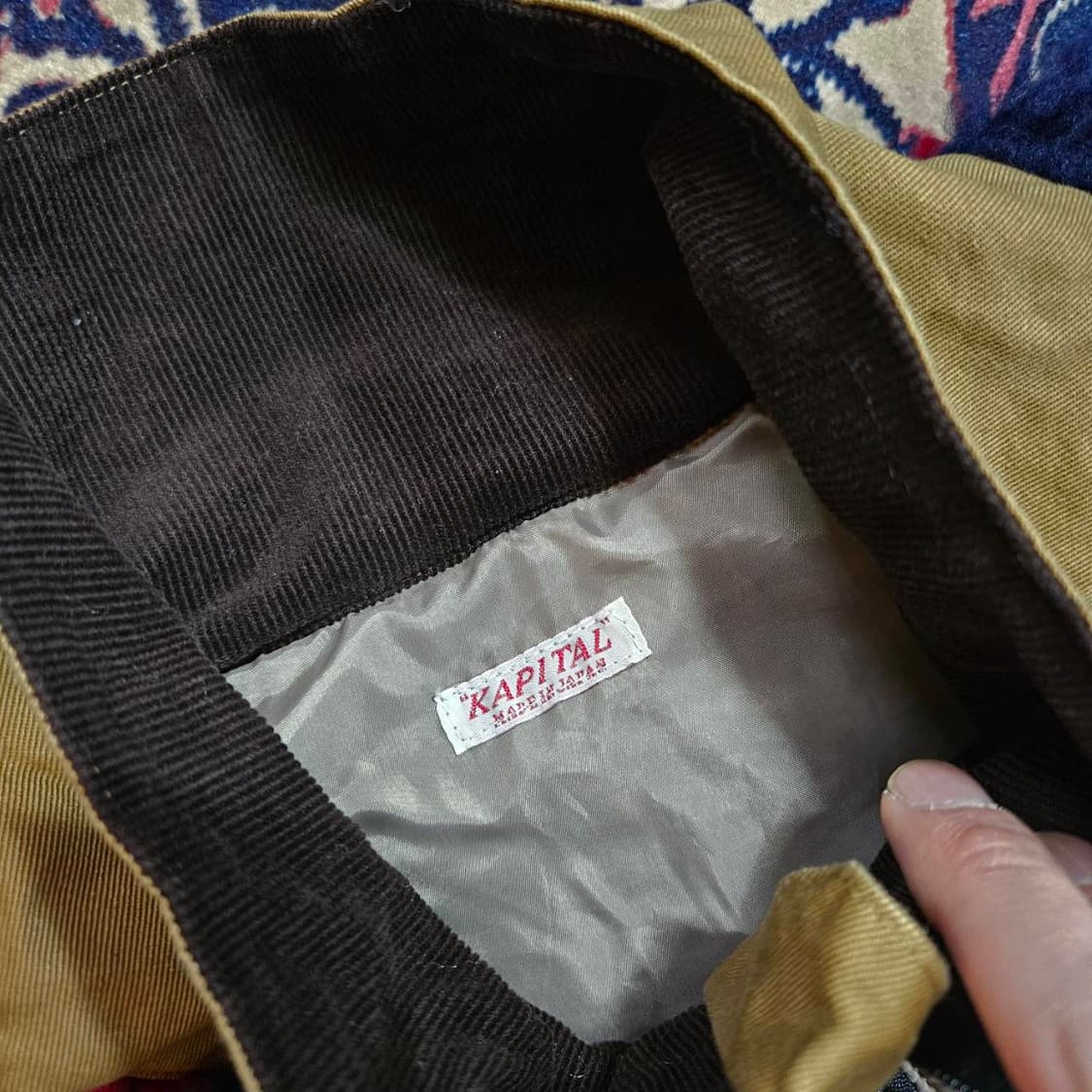 (미사용) 캐피탈(KATIPAL) 레이즈 엔 팜 풀오버 플리스 아노락 상품이미지8