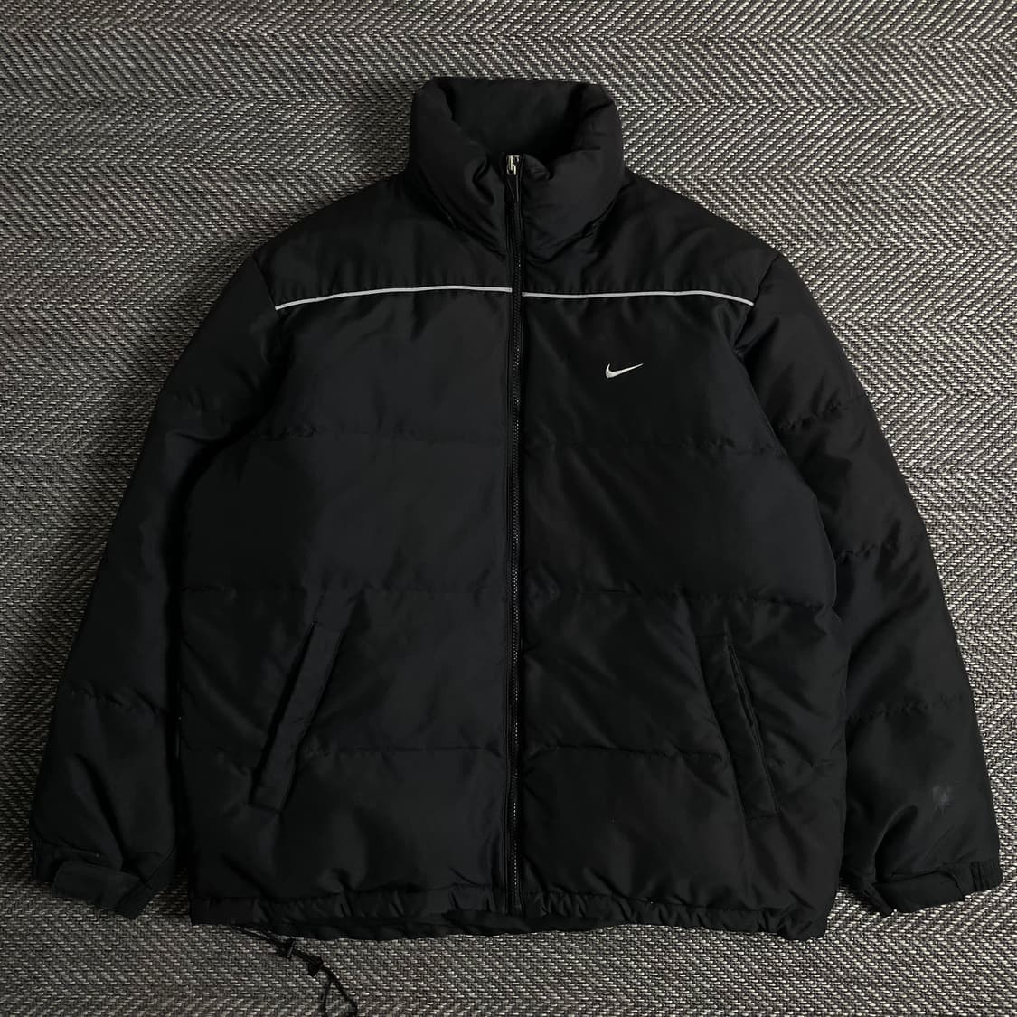 00s 나이키 스우시로고 올드스쿨 블랙 다운 패딩y 3008 상품이미지2