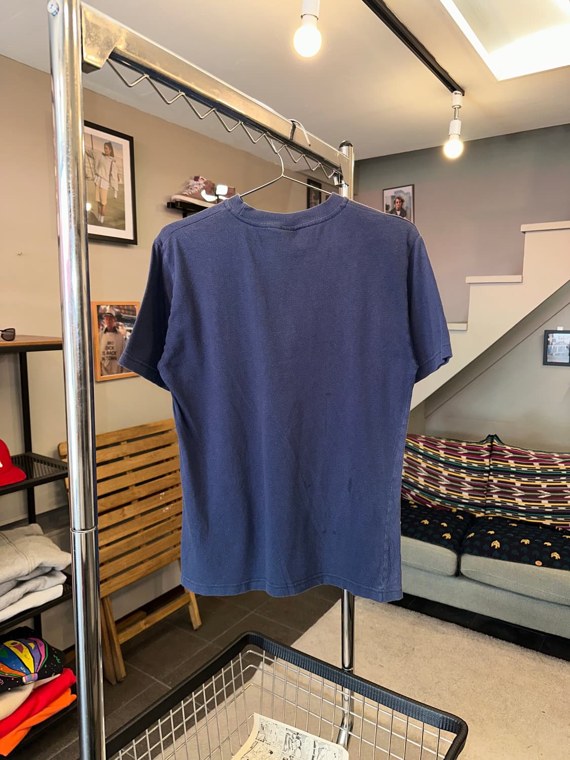 Champion Products line navy logo T-shirt 상품이미지6