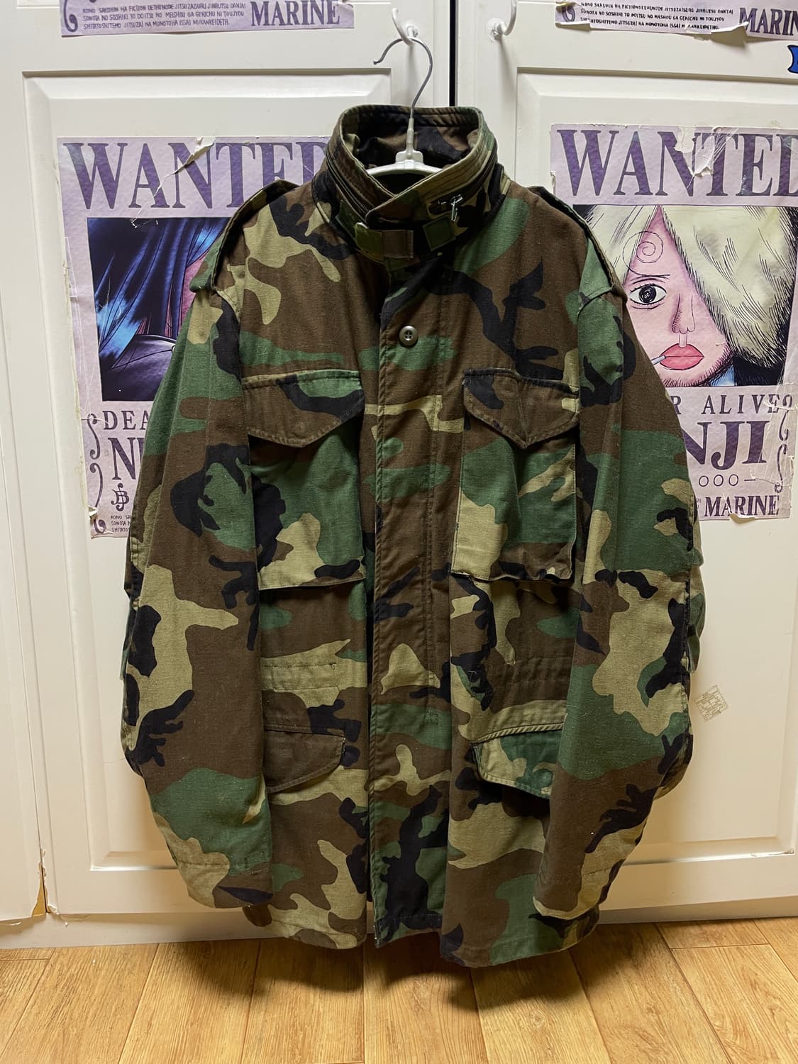 미군 카모 빈티지 필드 자켓 파카 S 상품이미지1