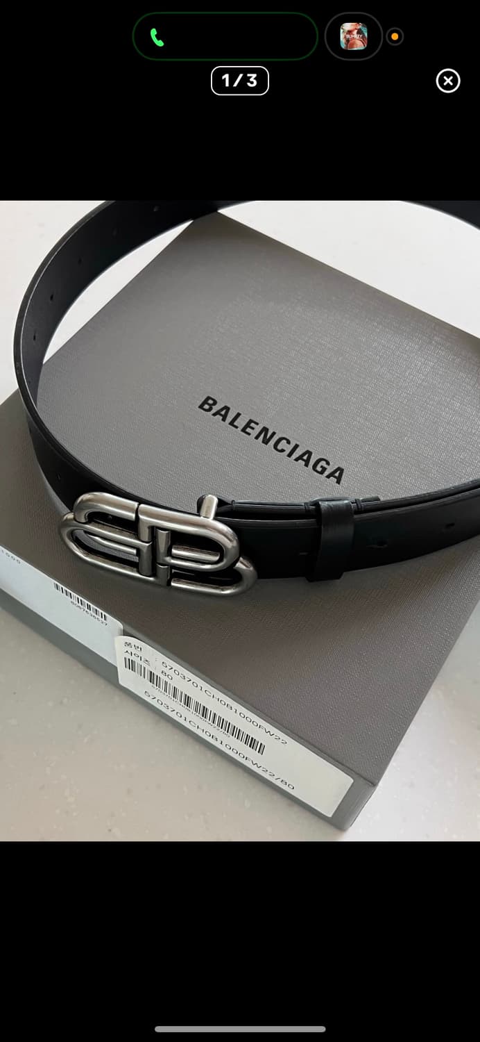 발렌시아가 벨트 판매합니다 상품이미지1