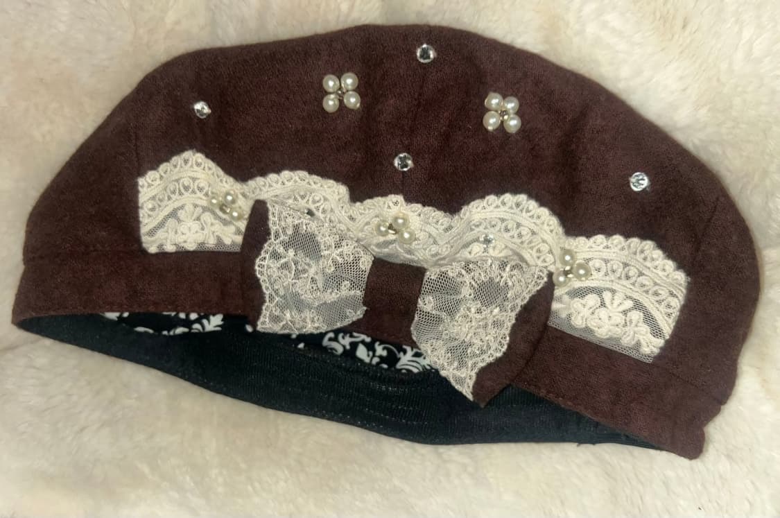 엑시즈팜 리본 레이스 베레모 리즈리사 헤이세이 잉그니 상품이미지2