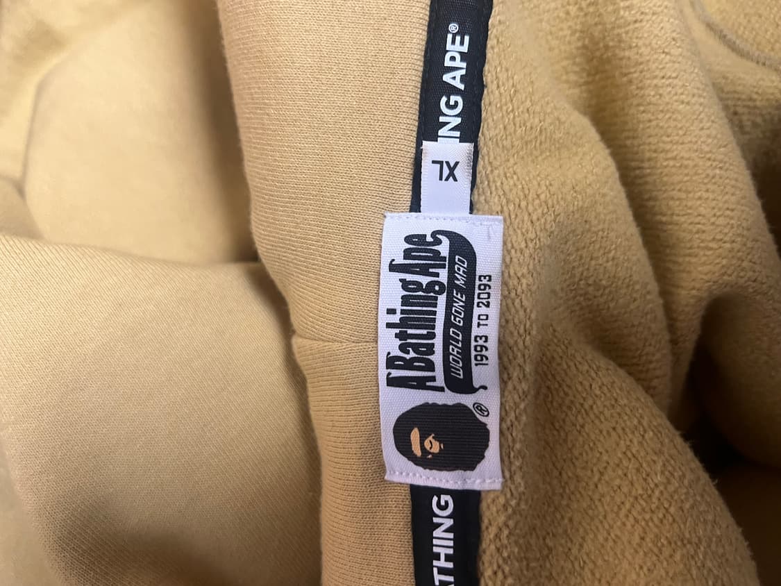 베이프 후드집업 더블 황계 xl 상품이미지7