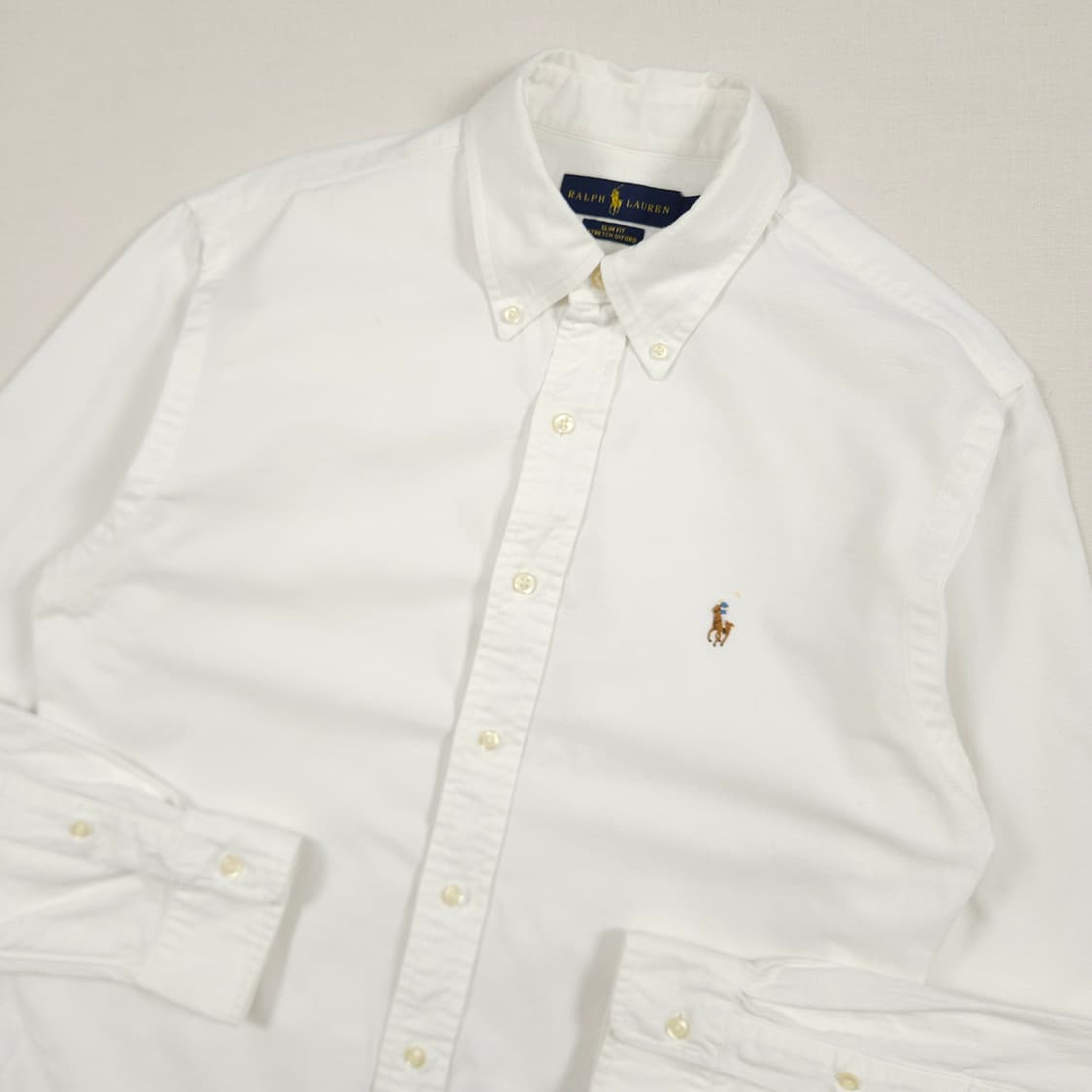 M(95) 폴로 랄프로렌 슬림핏 옥스포드 셔츠 상품이미지1