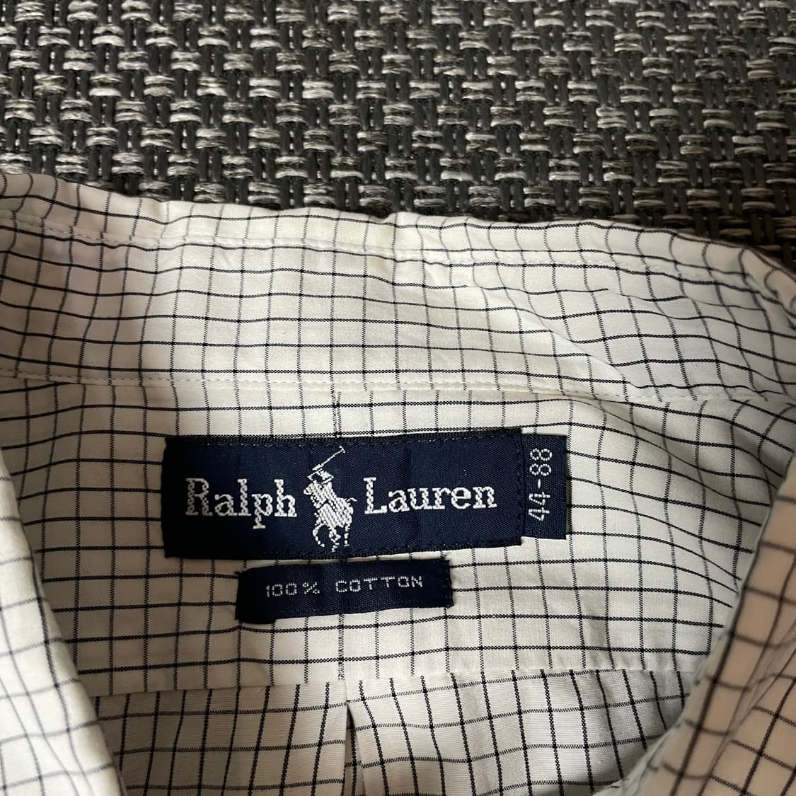 폴로랄프로렌 블랙 화이트 깅엄체크 긴팔 셔츠 44-88 상품이미지4