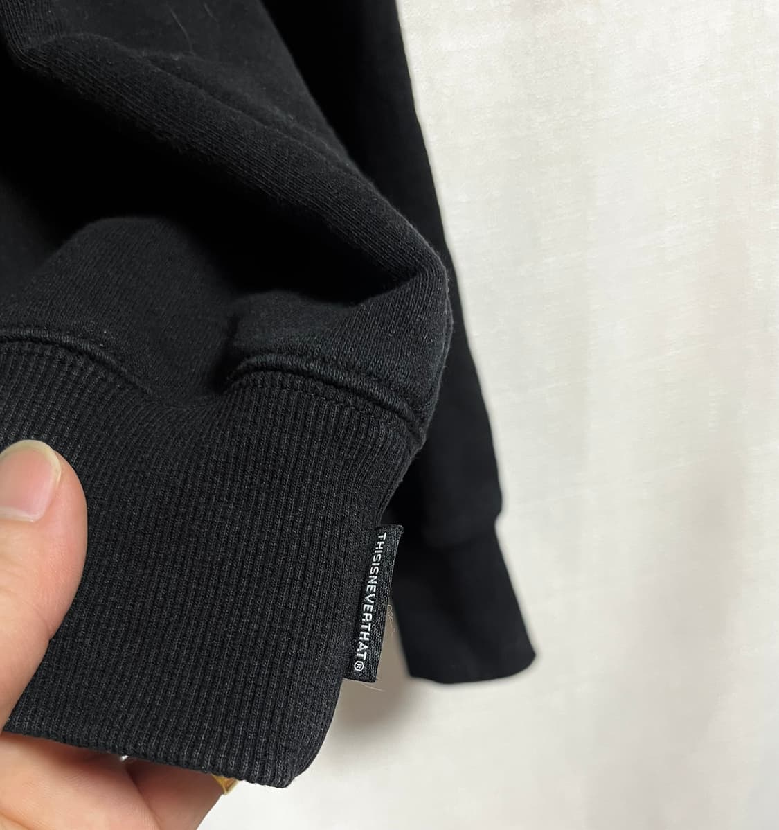 디스이즈네버댓 오버핏 맨투맨 티셔츠 S 상품이미지3