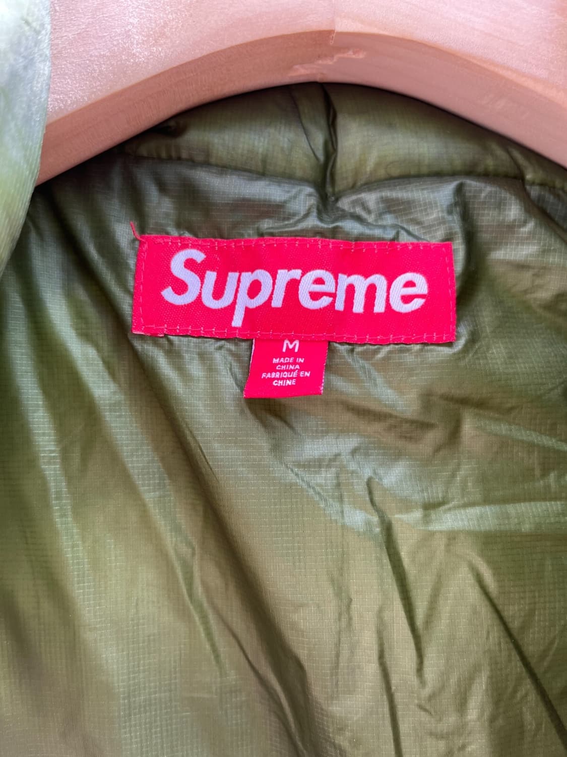 24SS 슈프림 마이크로 다운 자켓 올리브 상품이미지3