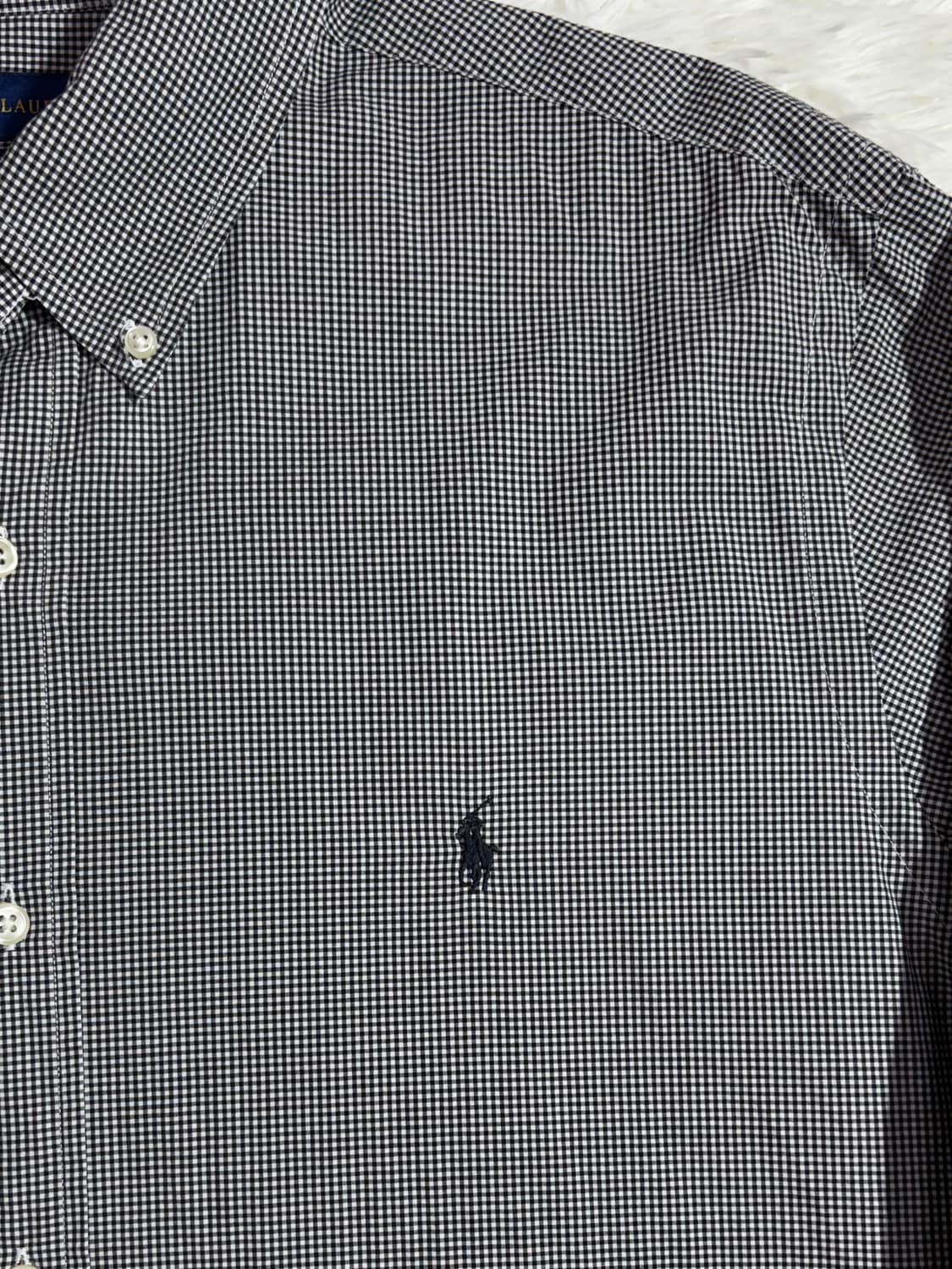 폴로 랄프로렌 블랙 포니 스트라이프 셔츠  상품이미지4