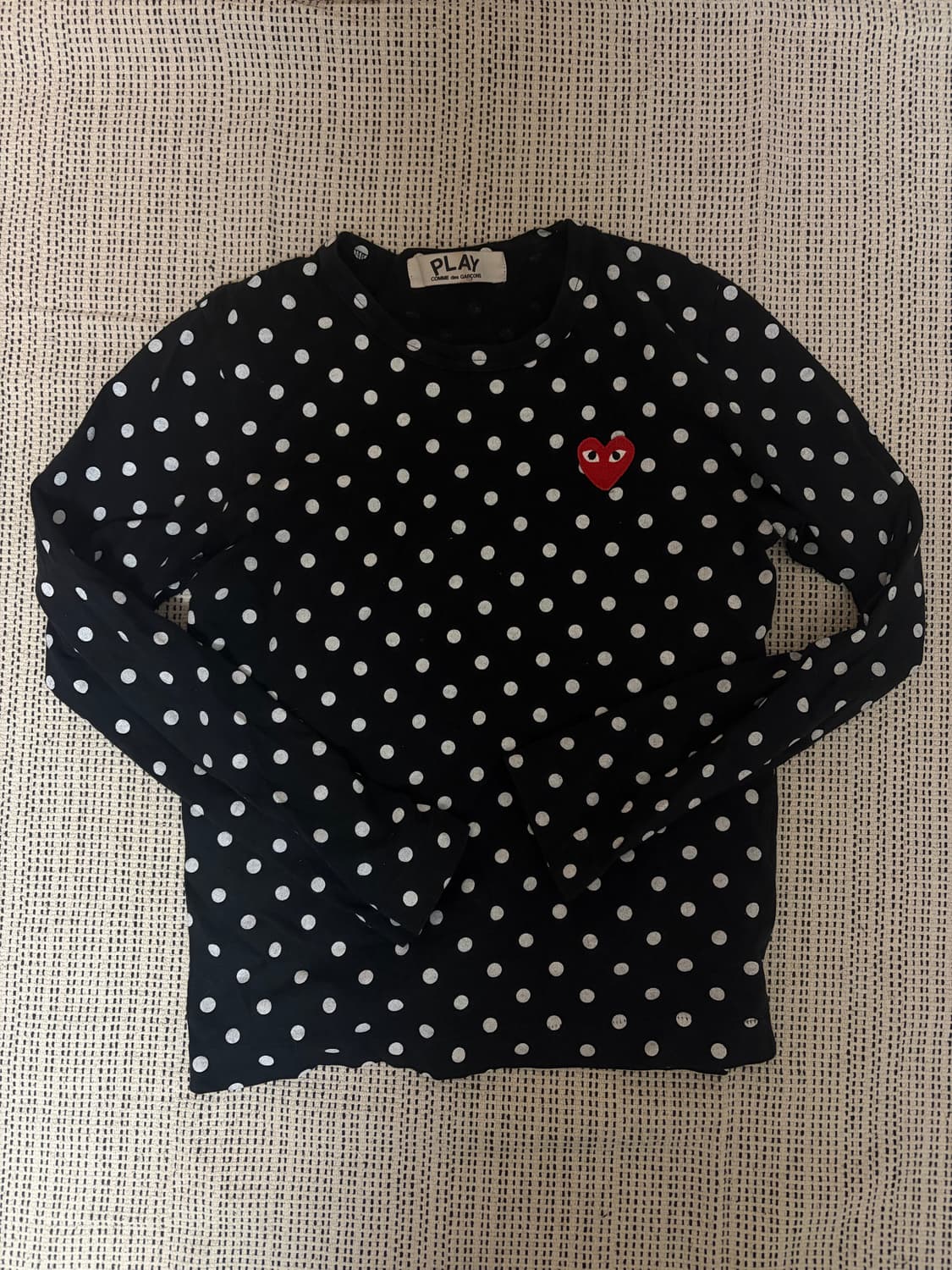 꼼데가르송 도트 롱 슬리브 상품이미지1