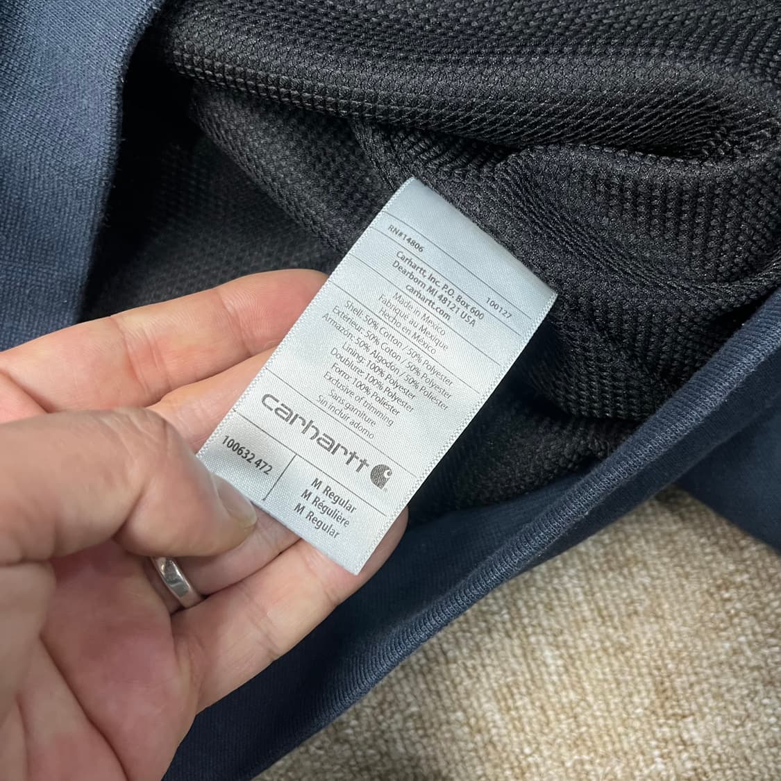 칼하트 레인디펜더 후드집업 상품이미지5