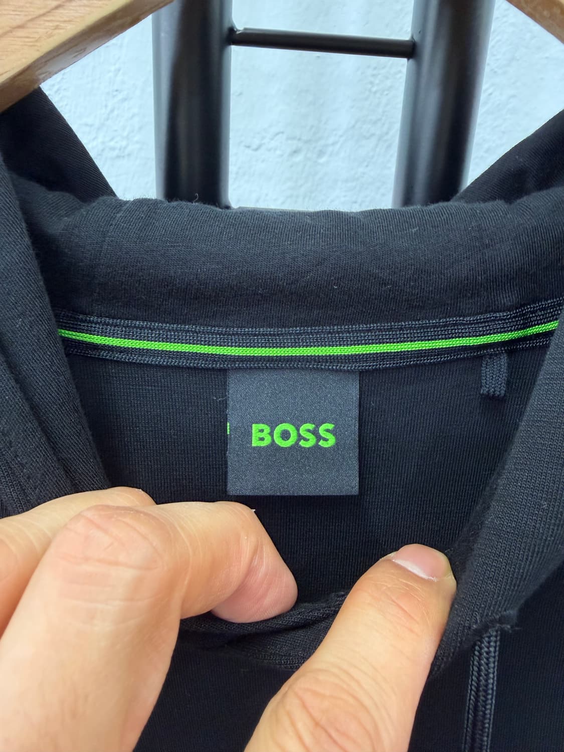 정품) 휴고보스 신형 남성 로고 후드티 L 상품이미지6