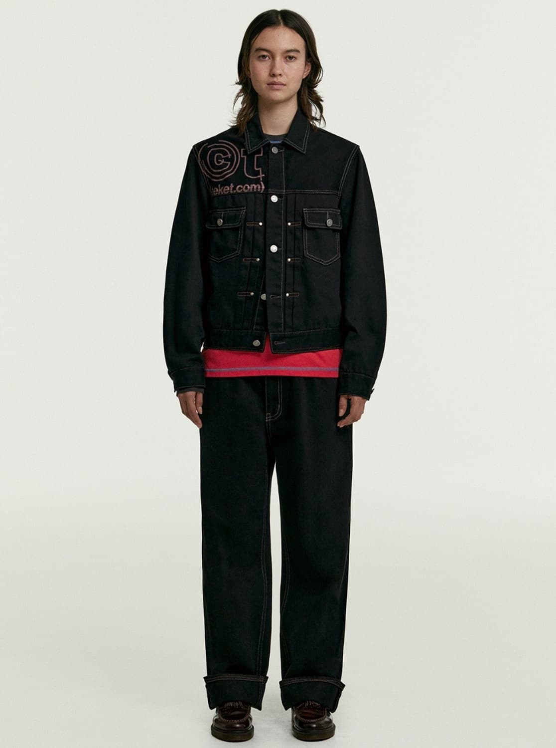 테켓 커브 스티치 팬츠 Curve Stitch Pants 상품이미지1