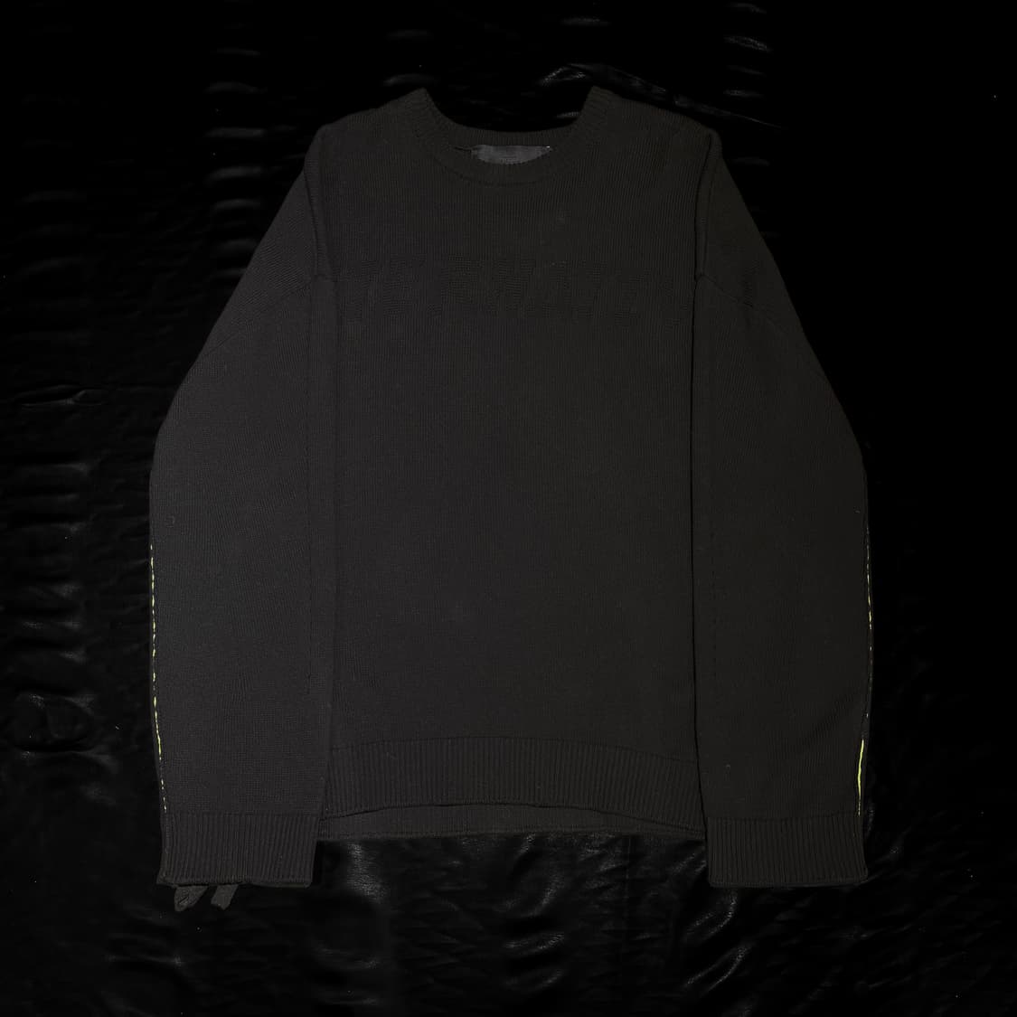 준지 스트랩 니트 블랙 상품이미지3