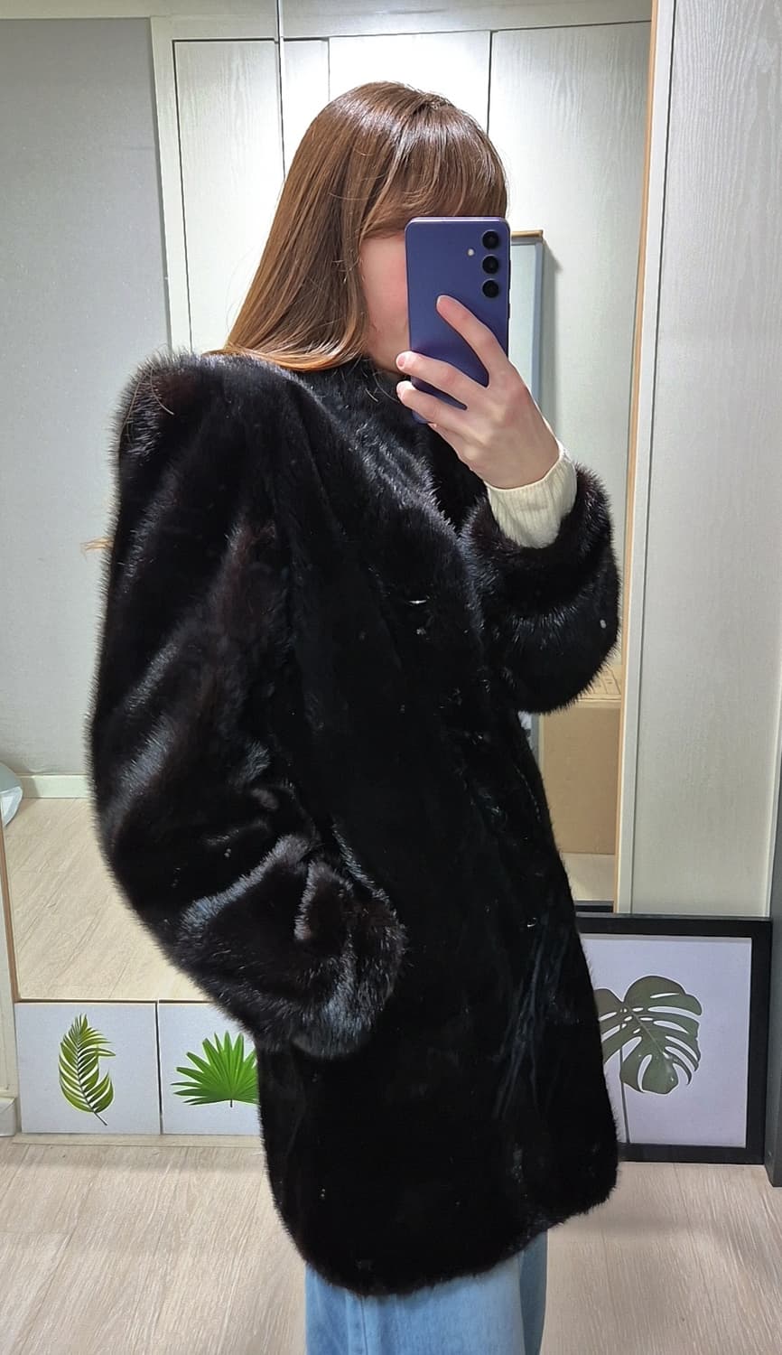 블랙밍크퍼.Mink Fur.Vintage 상품이미지8