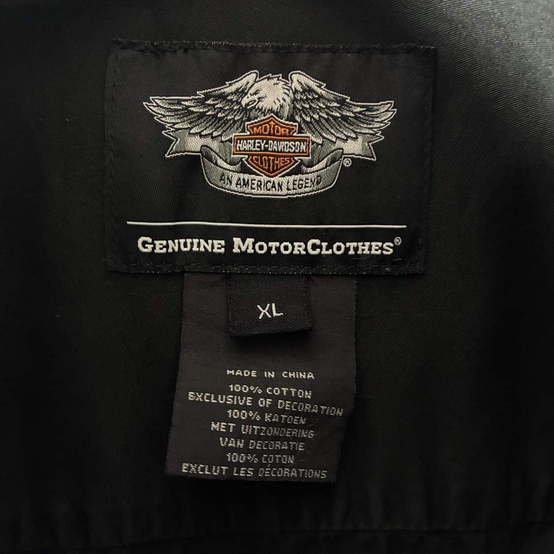 Harley davidson  할리 데이비슨 바이커 차콜 반팔 셔츠  상품이미지5