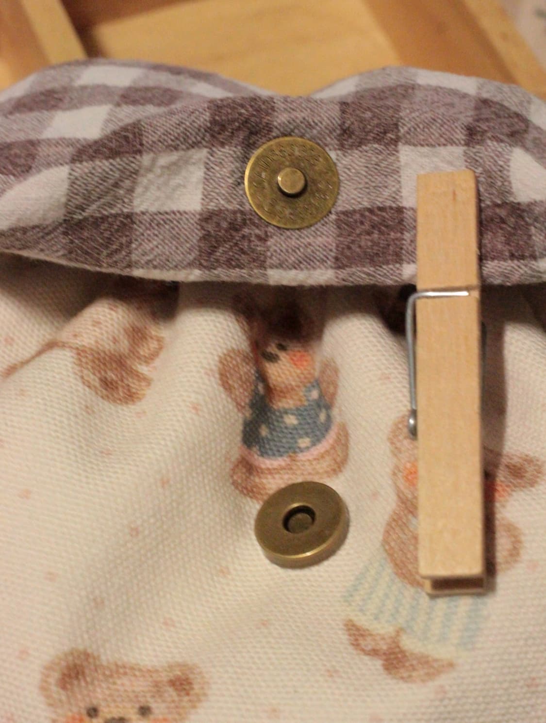 핸드메이드 곰무늬 밴딩 파우치 상품이미지7