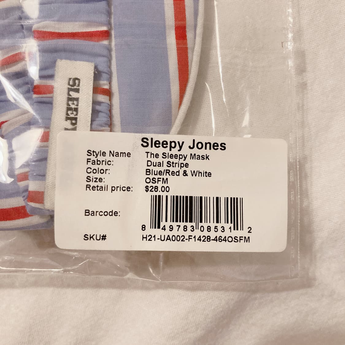 sleepy jones 슬리피 존스 안대 수면안대 신품 상품이미지3