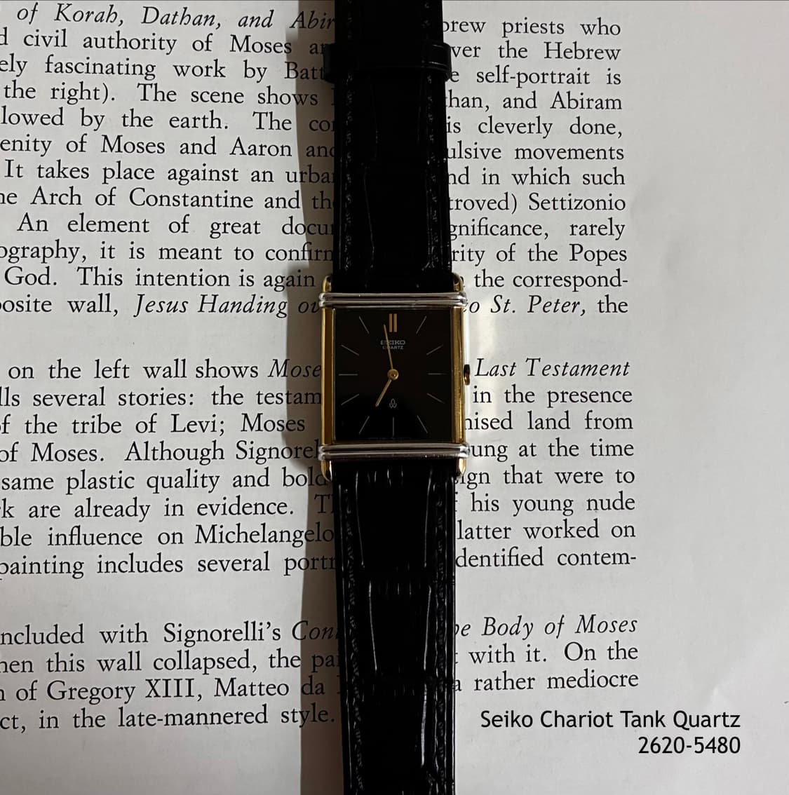 Seiko Chariot Tank Quartz 상품이미지5