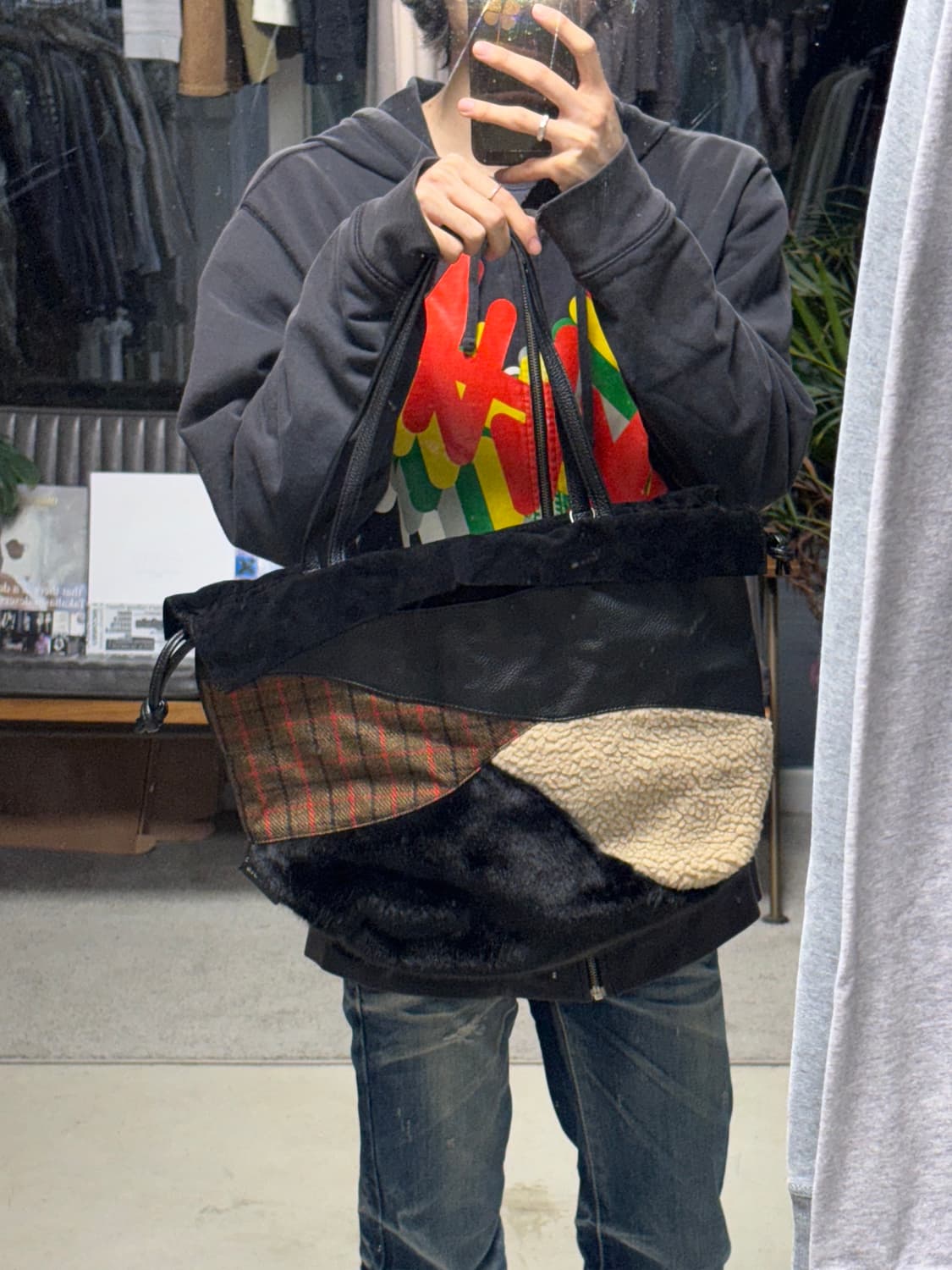 Frapbois 패치워크 숄더백 상품이미지4