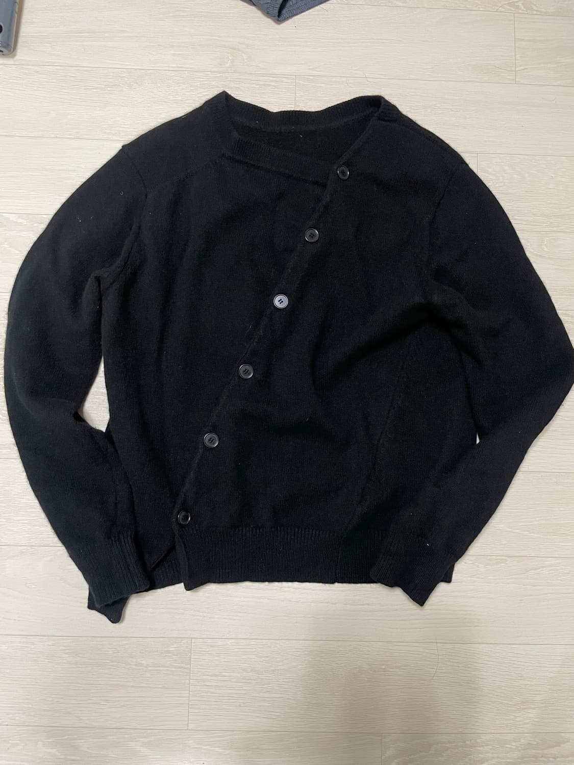 EE 누마레 2way 가디건 블랙 L 급처 상품이미지1