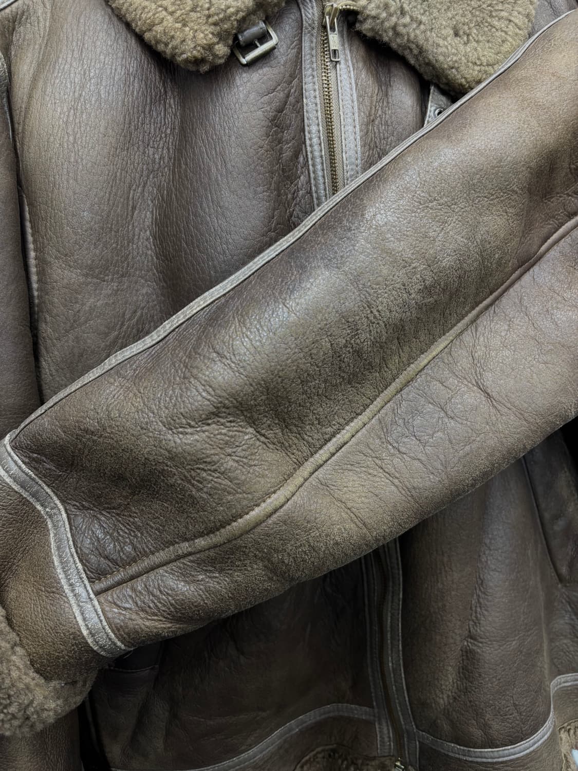 Knight Tailors 리얼레더 B3 무스탕  상품이미지6