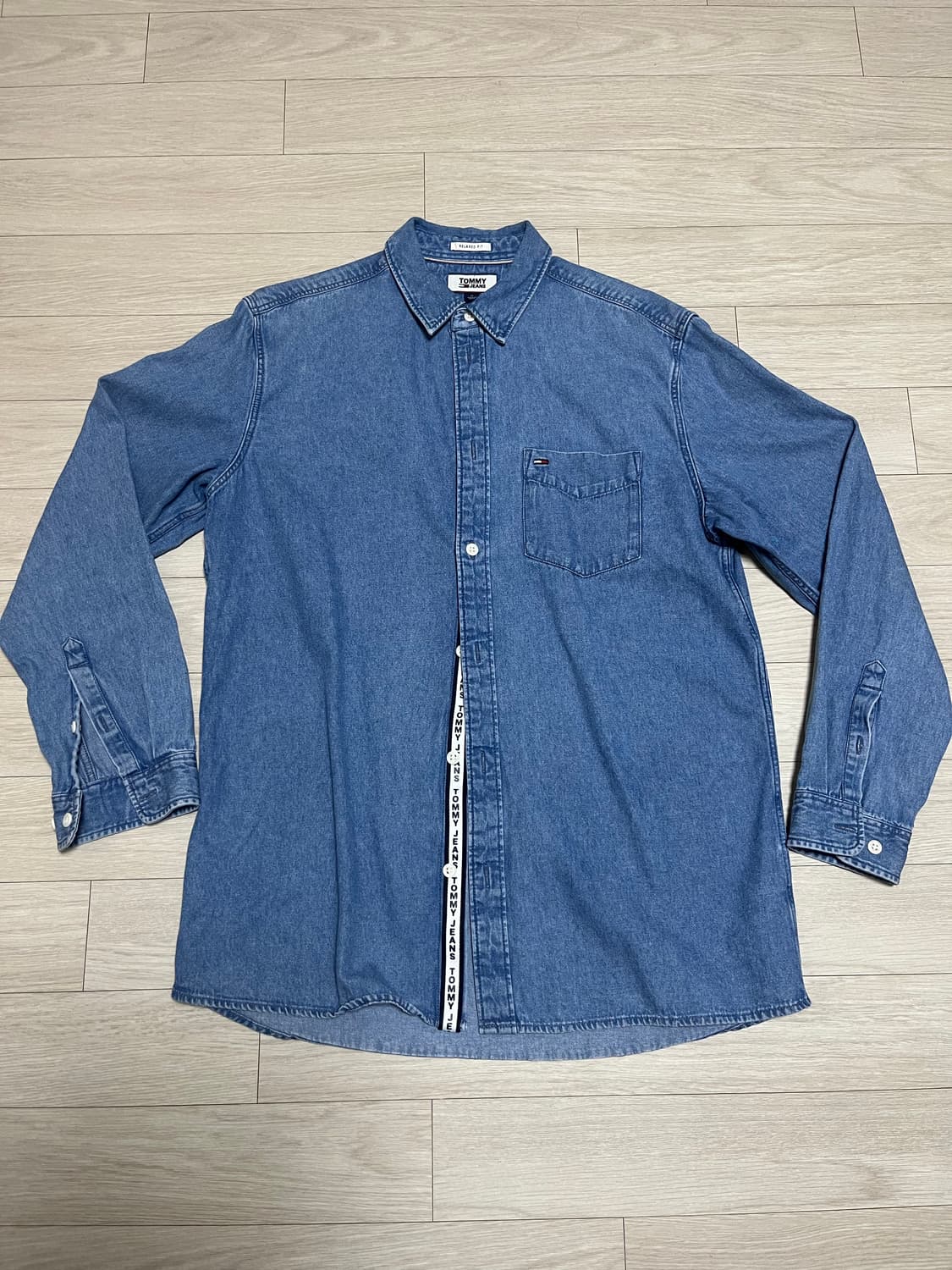 타미힐피거 데님 셔츠 청셔츠 상품이미지3