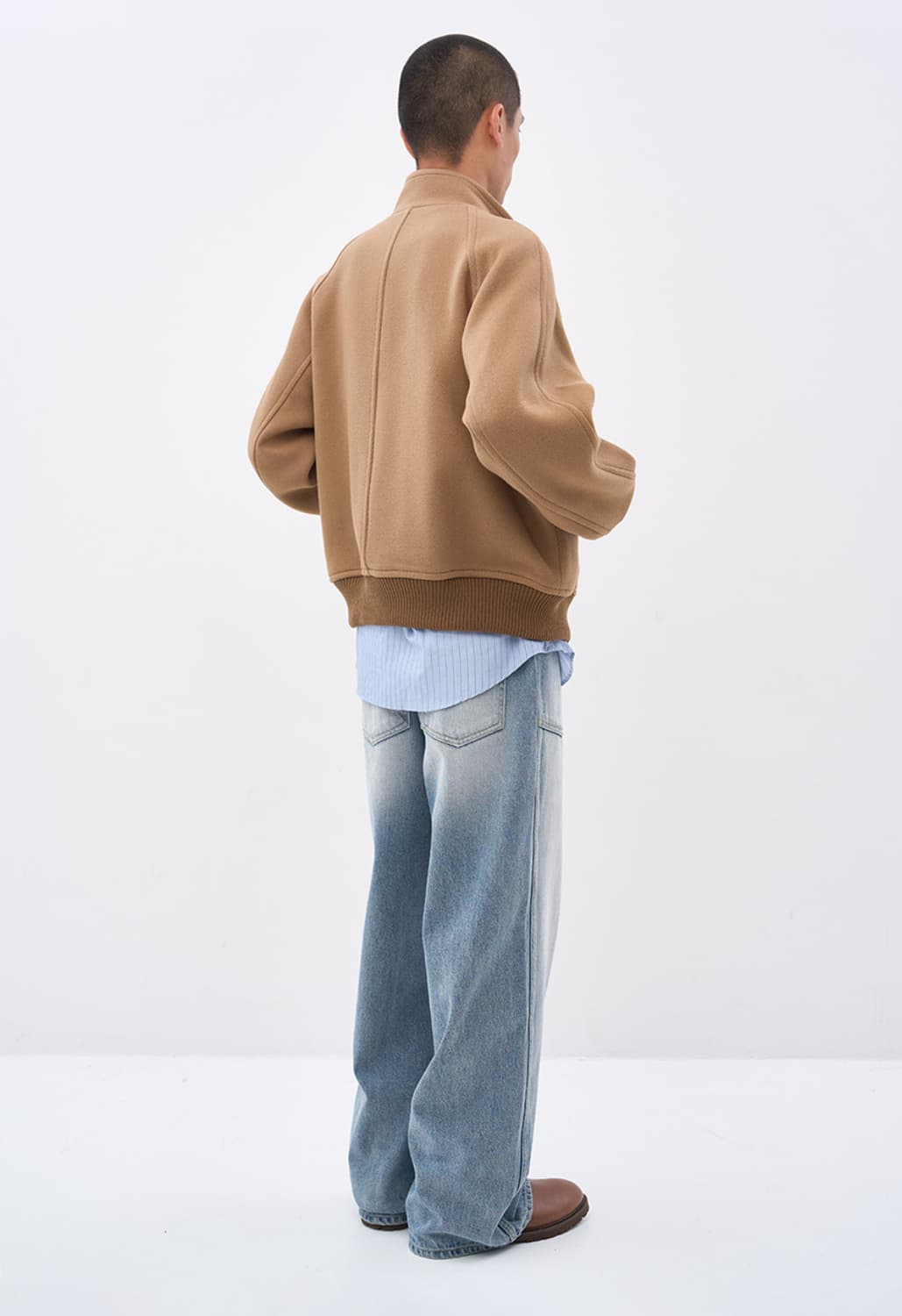 AFTER PRAY 리가즈 해링턴 블루종 Mocha S 사이즈 상품이미지4