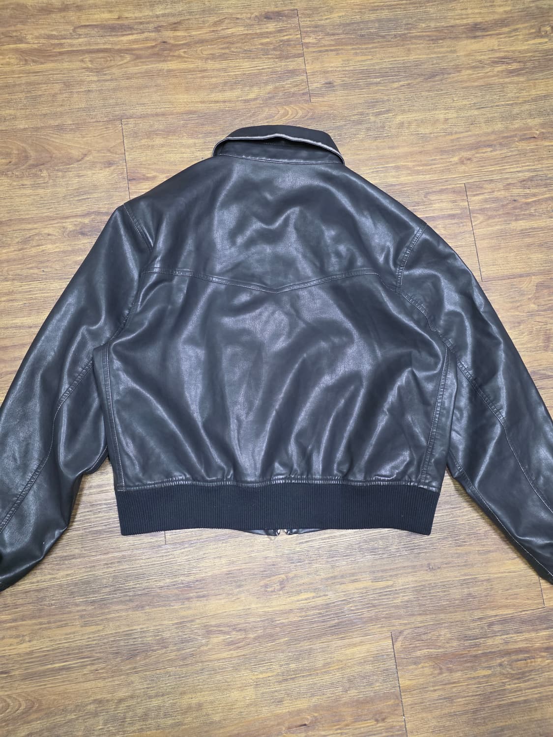 파르티멘토 VTG 워시드레더자켓 미사용품 상품이미지8