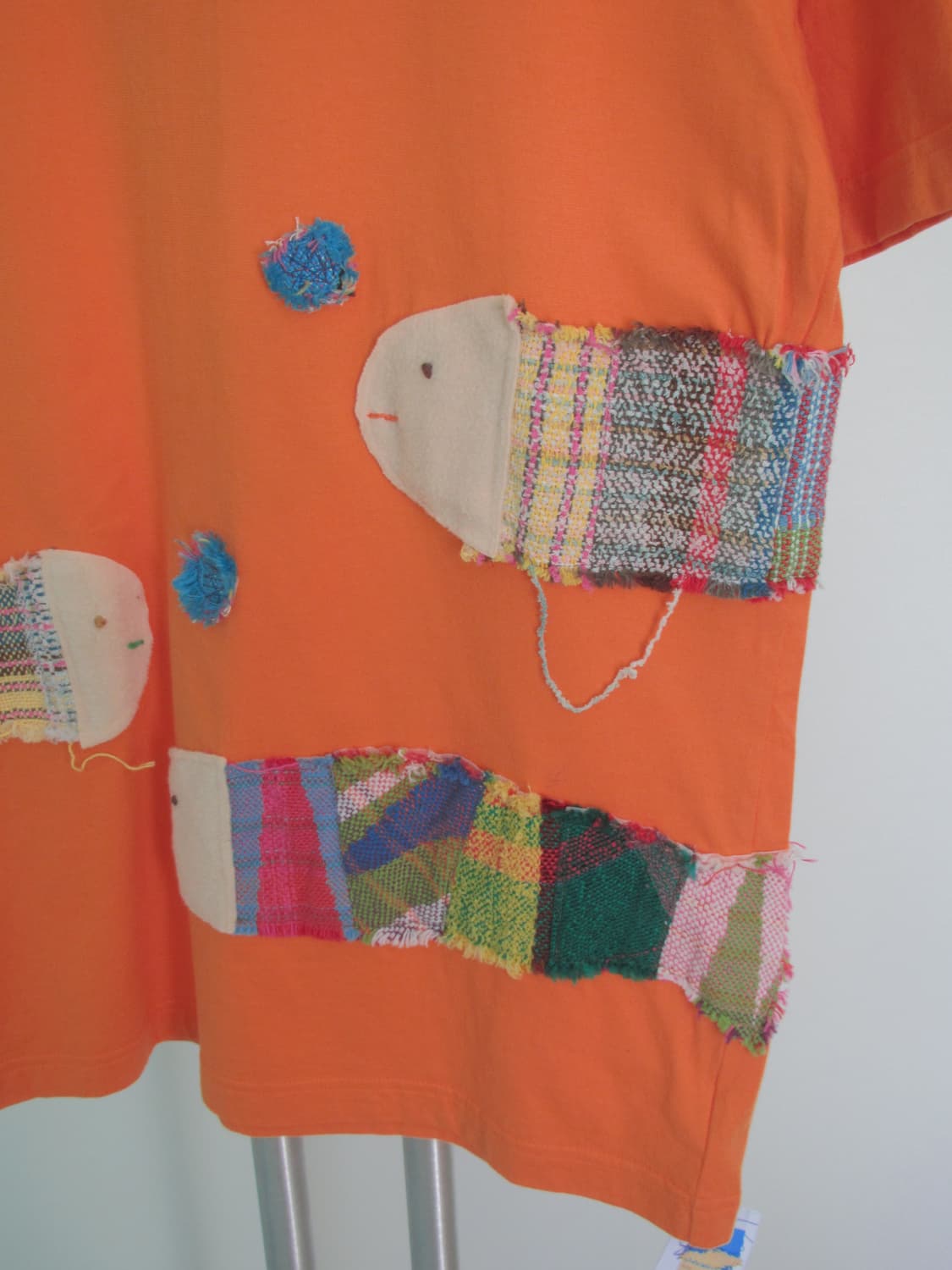 Remake fish patchwork top 상품이미지1