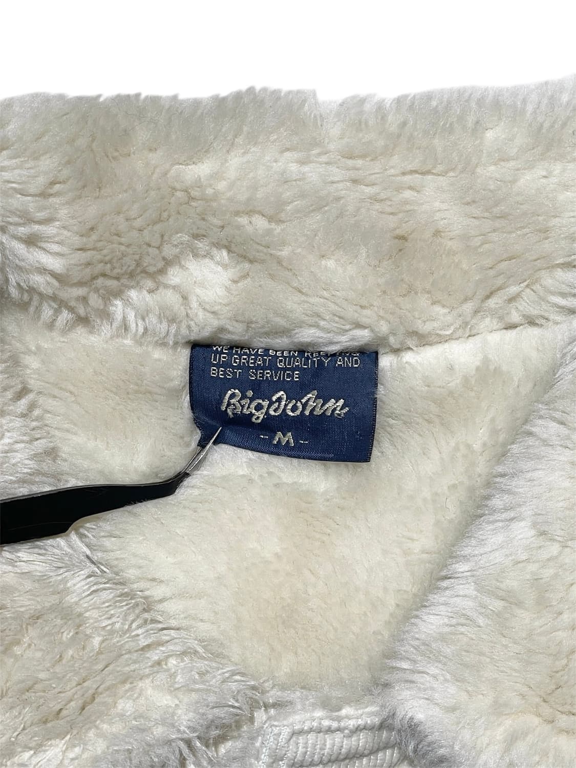 빅존 화이트 퍼 자켓 상품이미지3