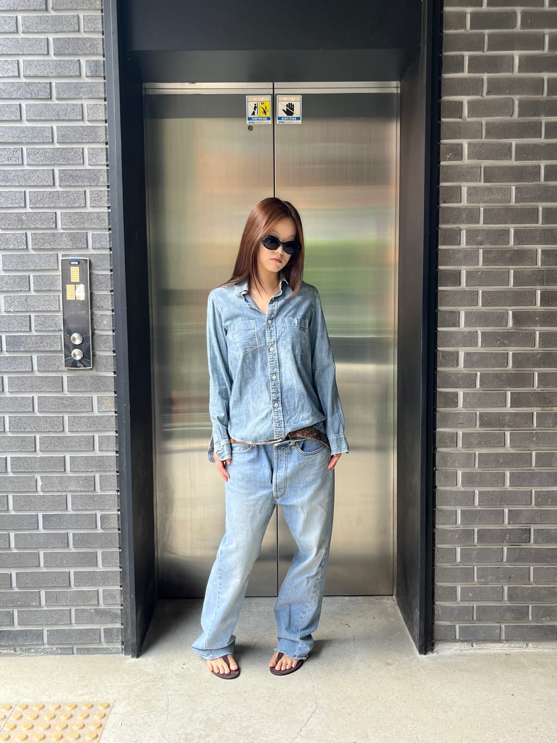 Hysteric Glamour 히스테릭글래머 데님 셔츠 상품이미지4