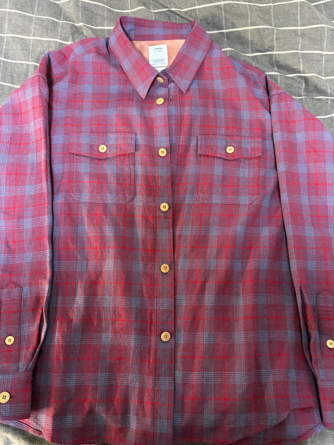 [3] 비즈빔 25fw visvim 럼버체크셔츠 상품이미지1