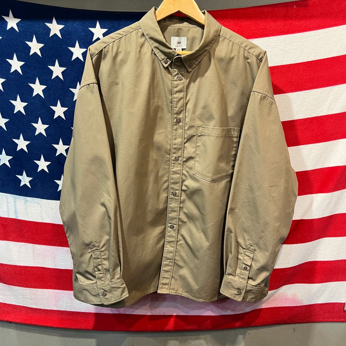 (2XL)H&M 빅오버 셔츠 상품이미지1