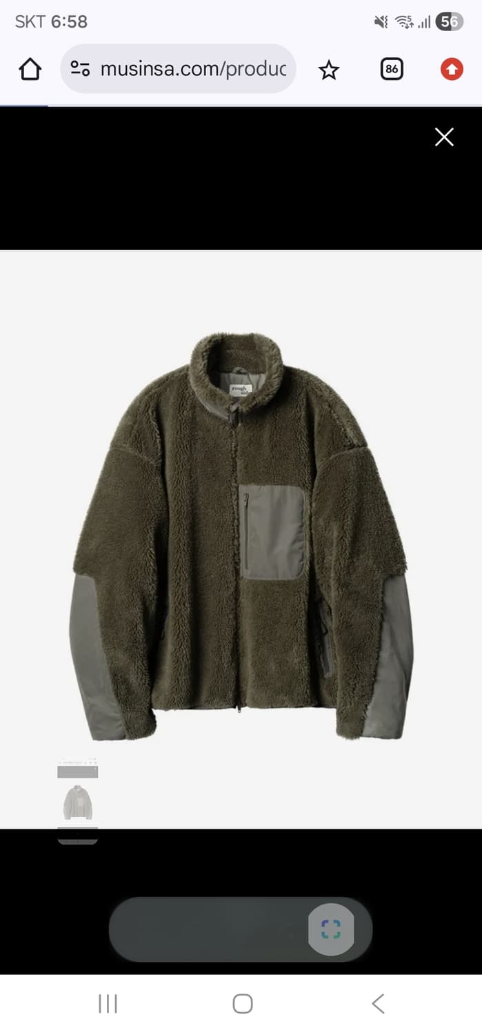 [구매 3사이즈] 러프사이드 후리스 플리스 자켓 올리브 삽니다 상품이미지1