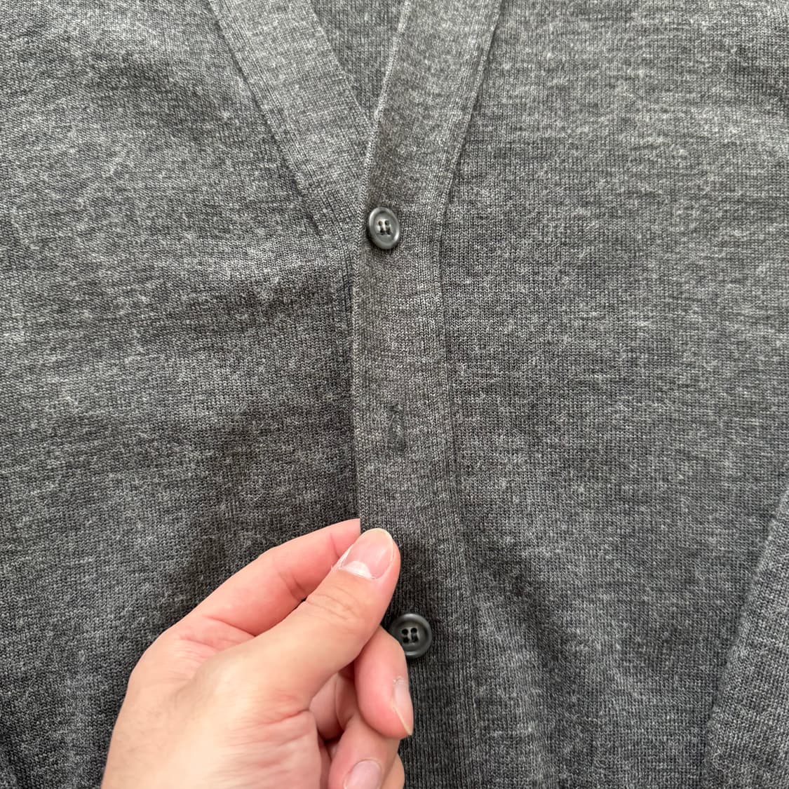 MENS WEAR 일본빈티지 울 니트 벌룬핏 가디건 Xl 105 상품이미지5