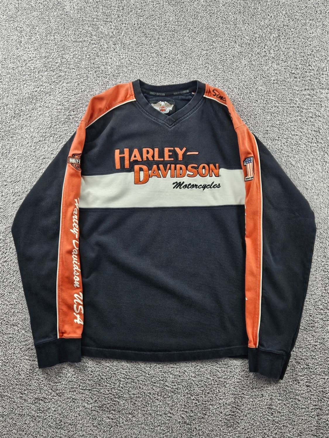할리데이비슨 모터사이클 레이서 맨투맨 스웻셔츠 ( L ) / 11405 상품이미지3
