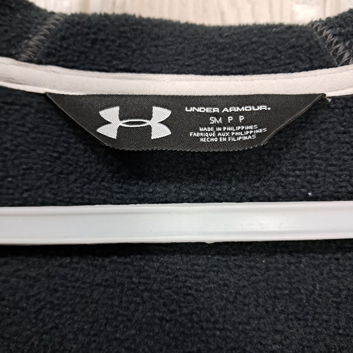 언더아머 블랙 여성 후드 집업 상품이미지5