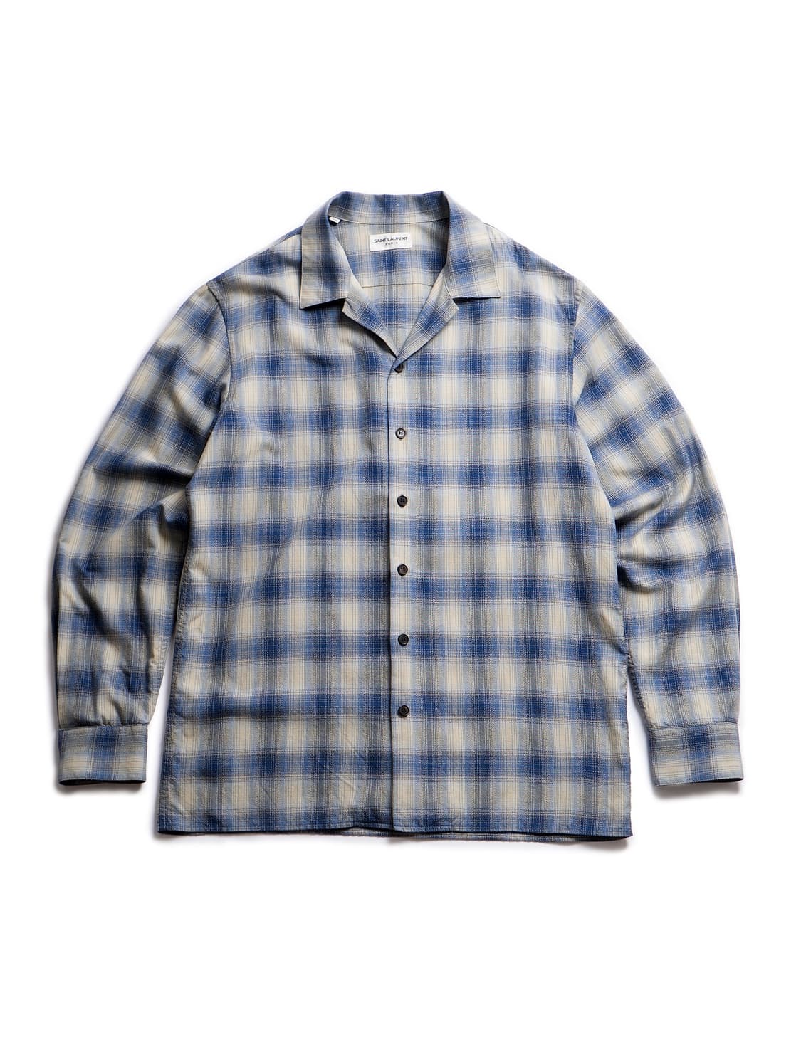 14AW Saint Laurent Ombre Check Shirt 상품이미지1