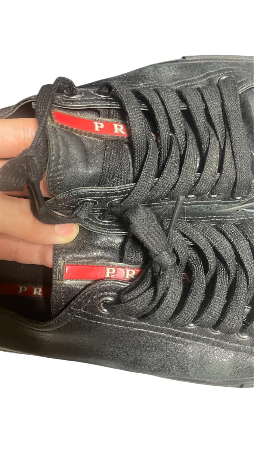 270~275) 프라다 스포츠 빈티지 레더 가죽 스니커즈 상품이미지2