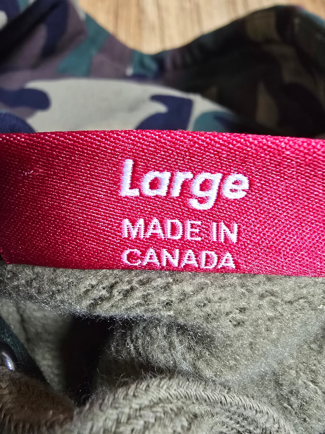 슈프림 스몰 박스 집업 후드 스웨트셔츠 우드랜드 카모 - 24FW 상품이미지5